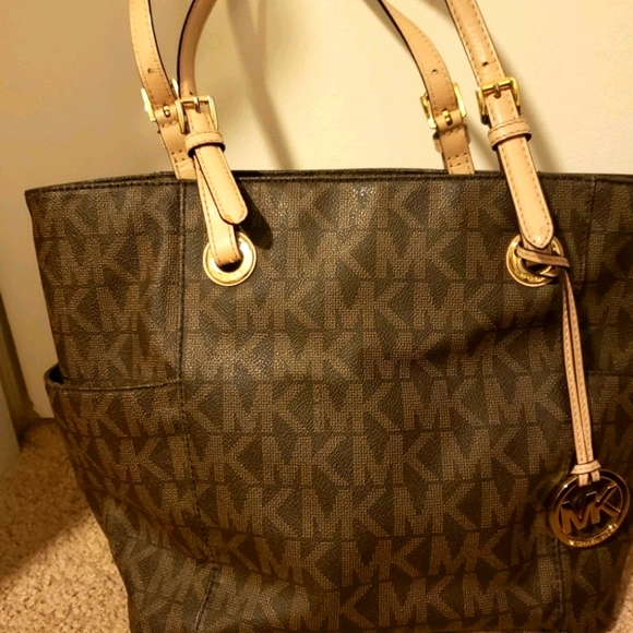 Monagrammed Michael Kors purse